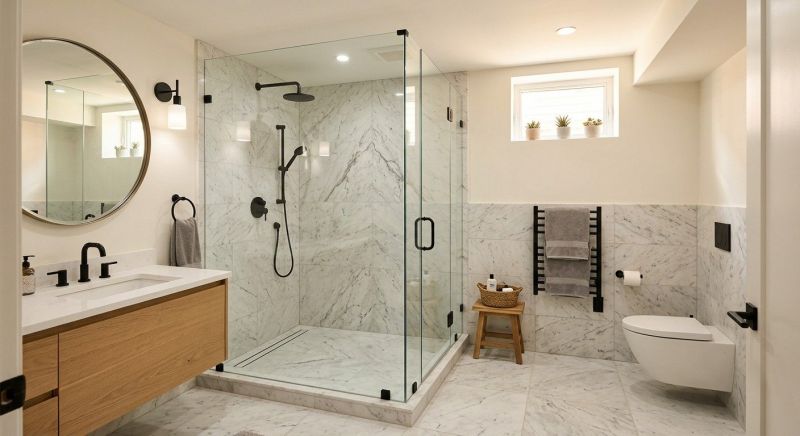 Basement Bathroom Remodeling in Essex County, MA